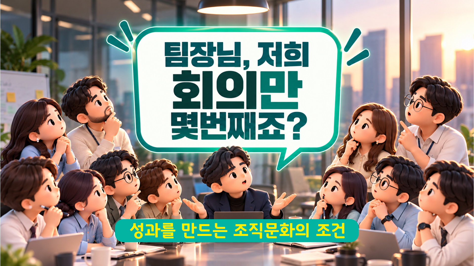 성과를 만드는 조직문화의 조건